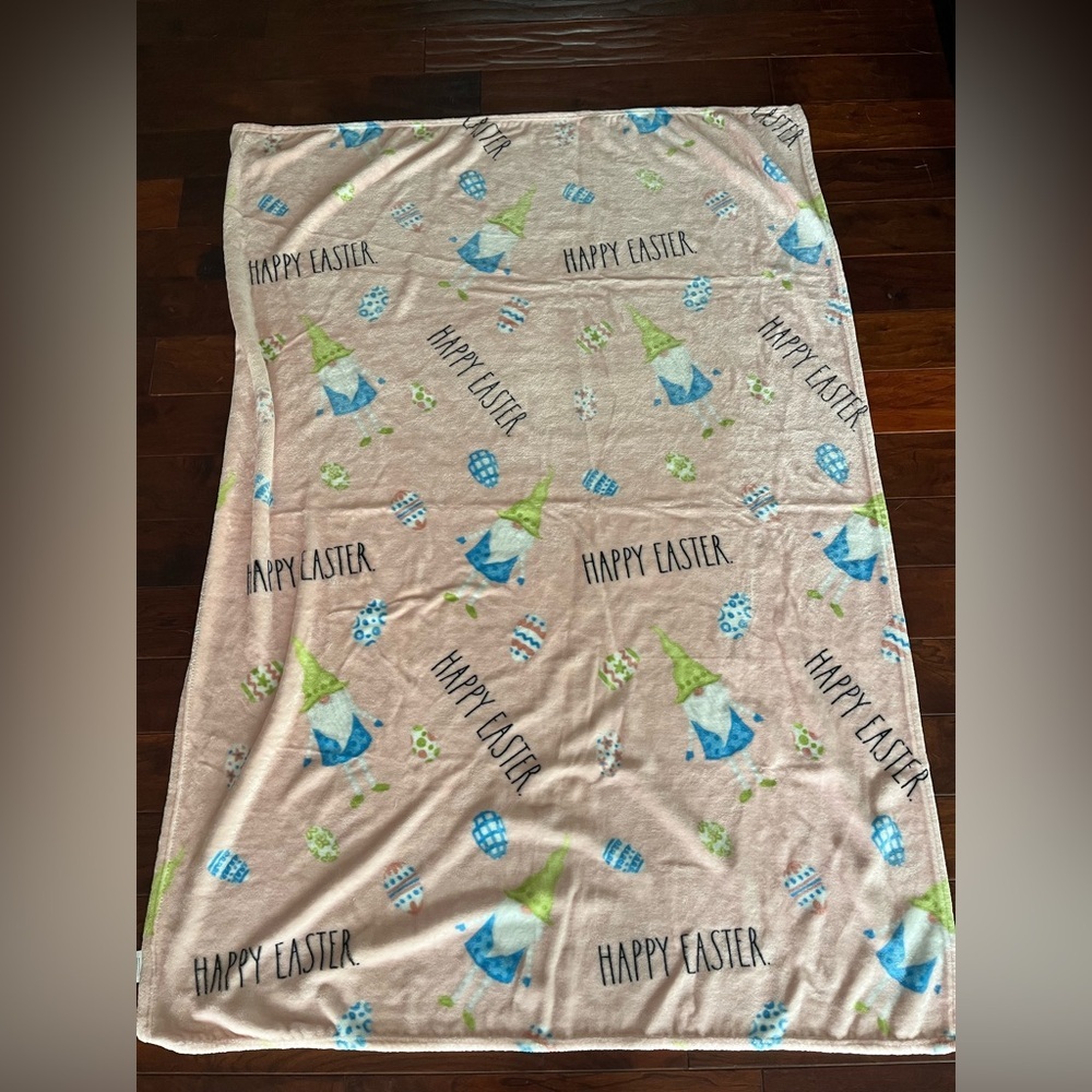 Rae Dunn Easter Throw/Blanket-gnomes
